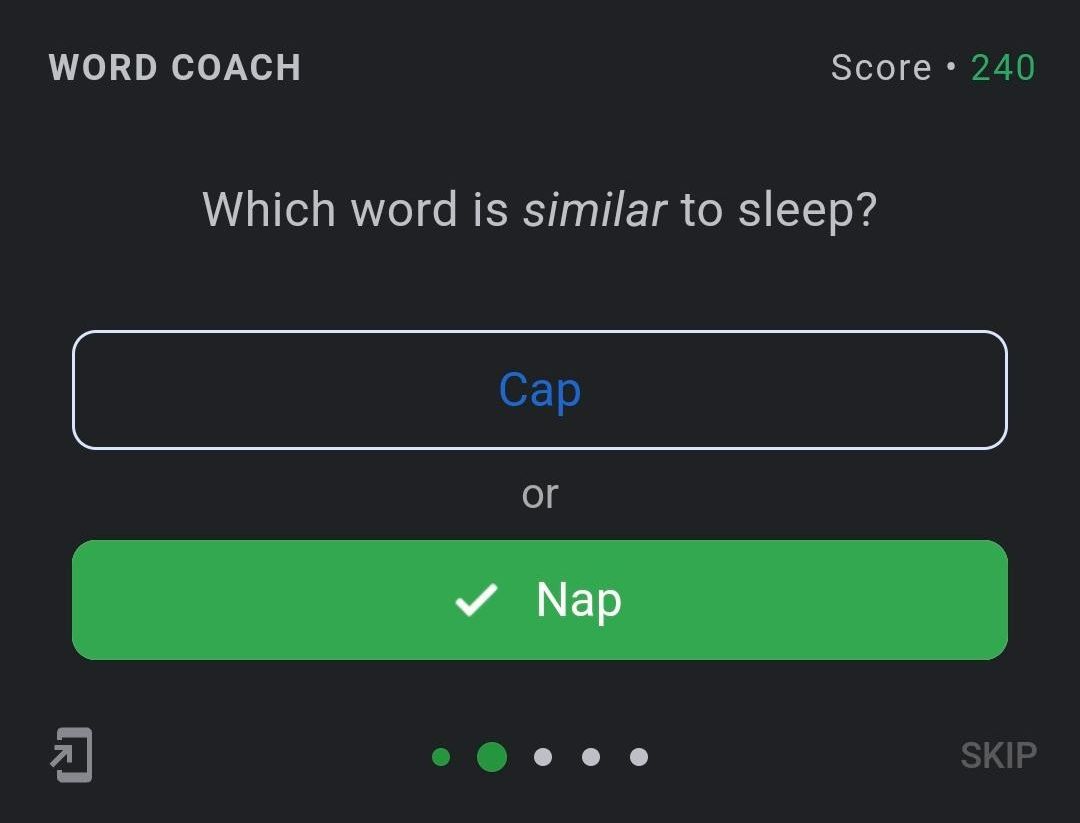 Google Worttrainer Google Word Coach