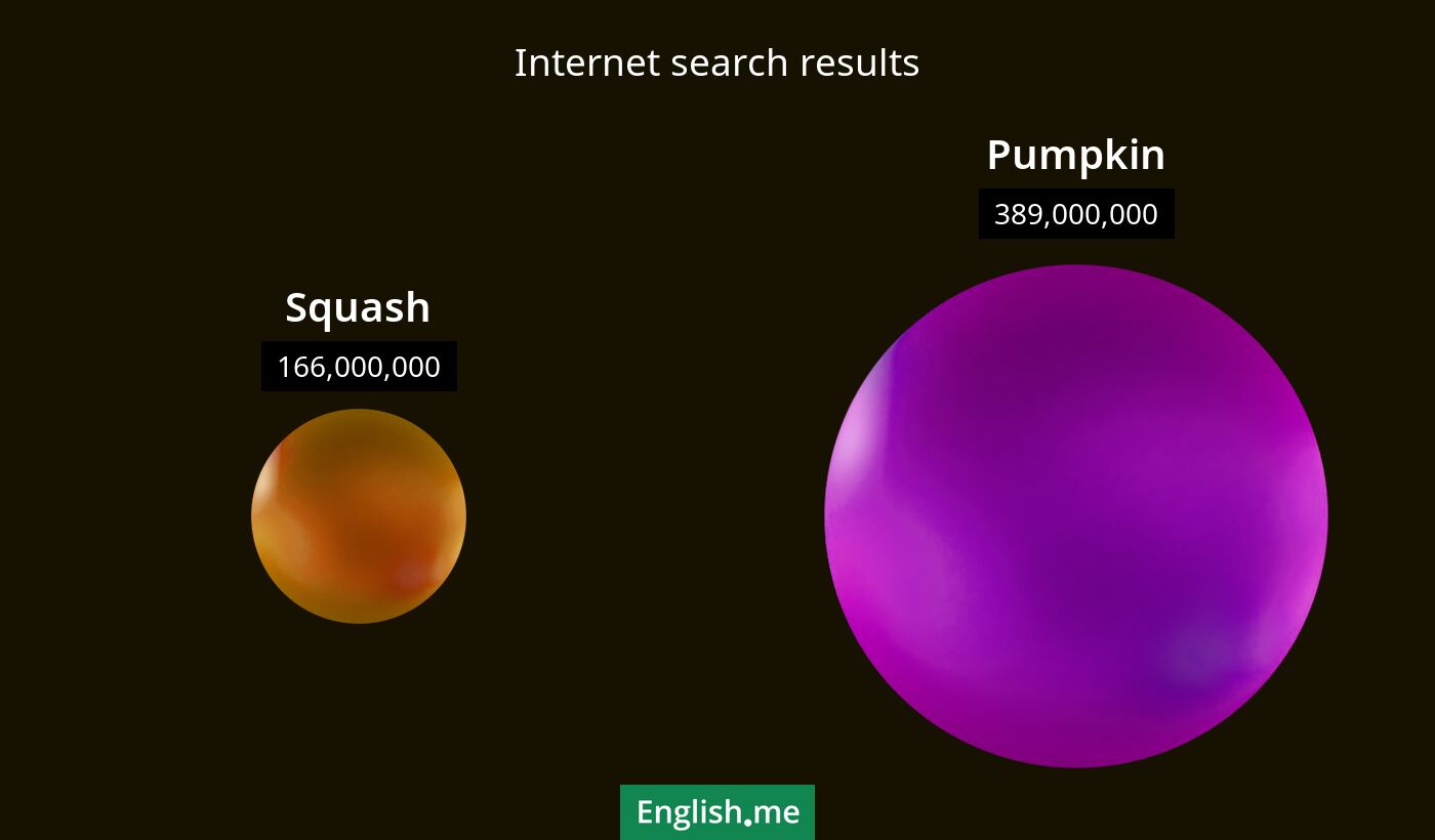 Internet search results for squash) and pumpkin