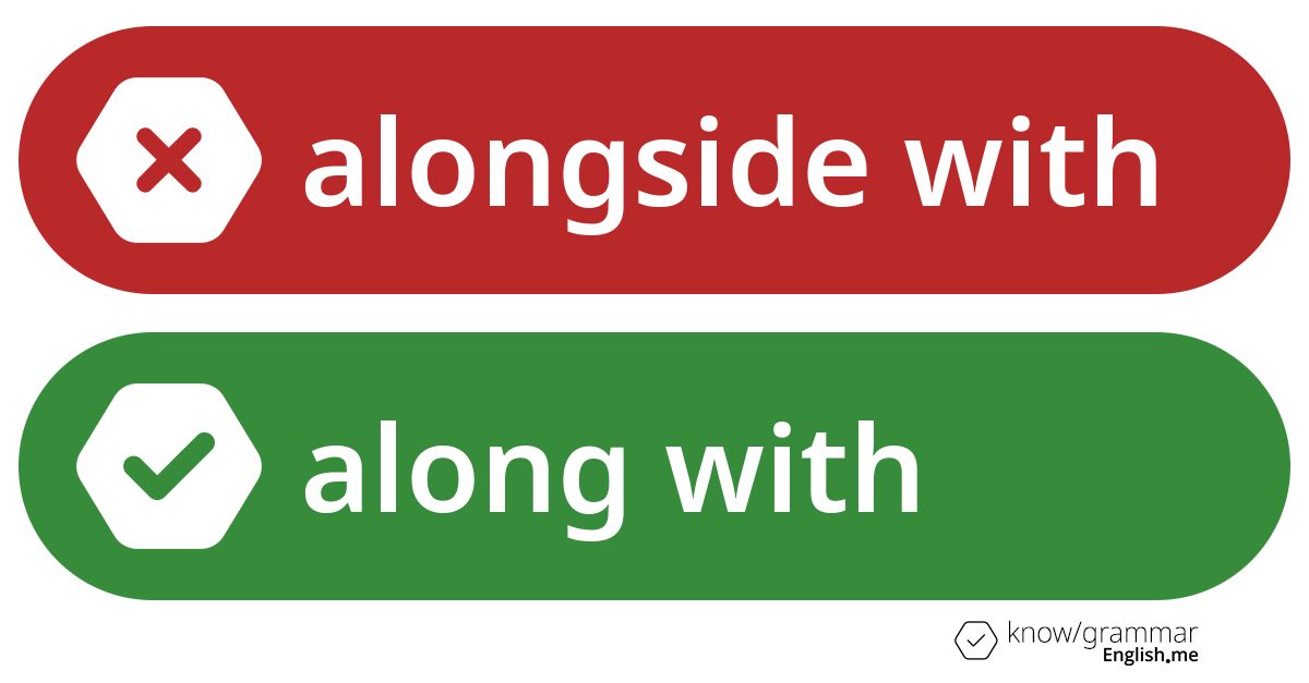 Warum ist "alongside with" im Englischen falsch?