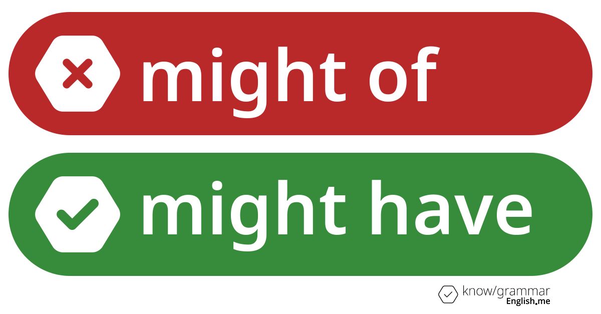 Warum ist "might of" im Englischen falsch?