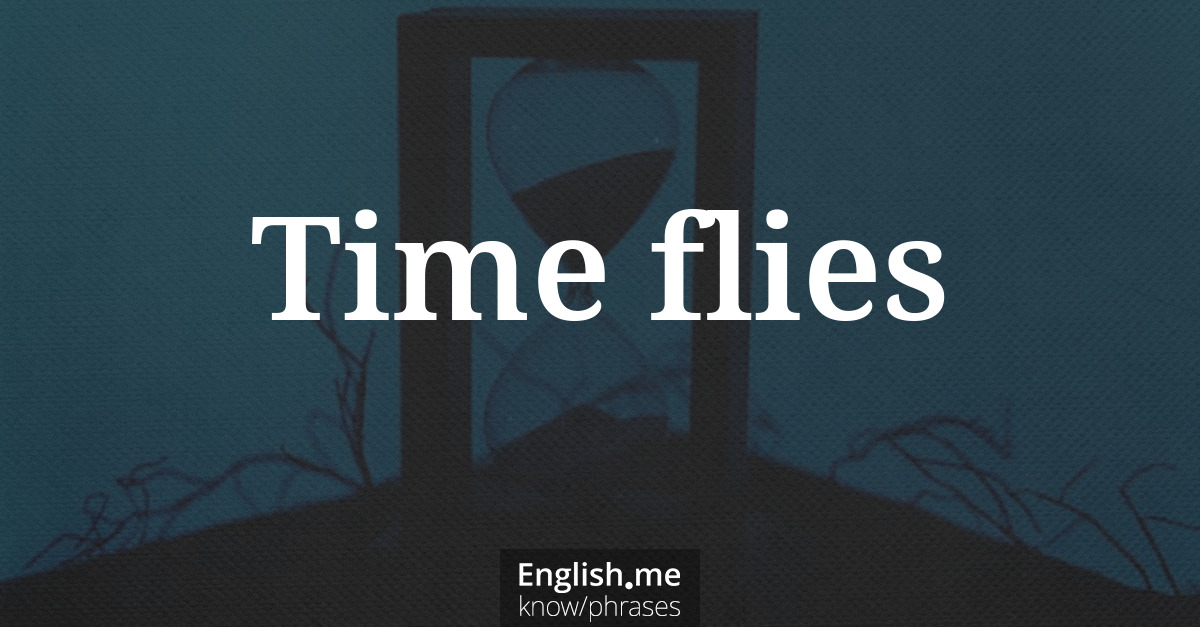 Erklärung &#8220;Time flies&#8221;